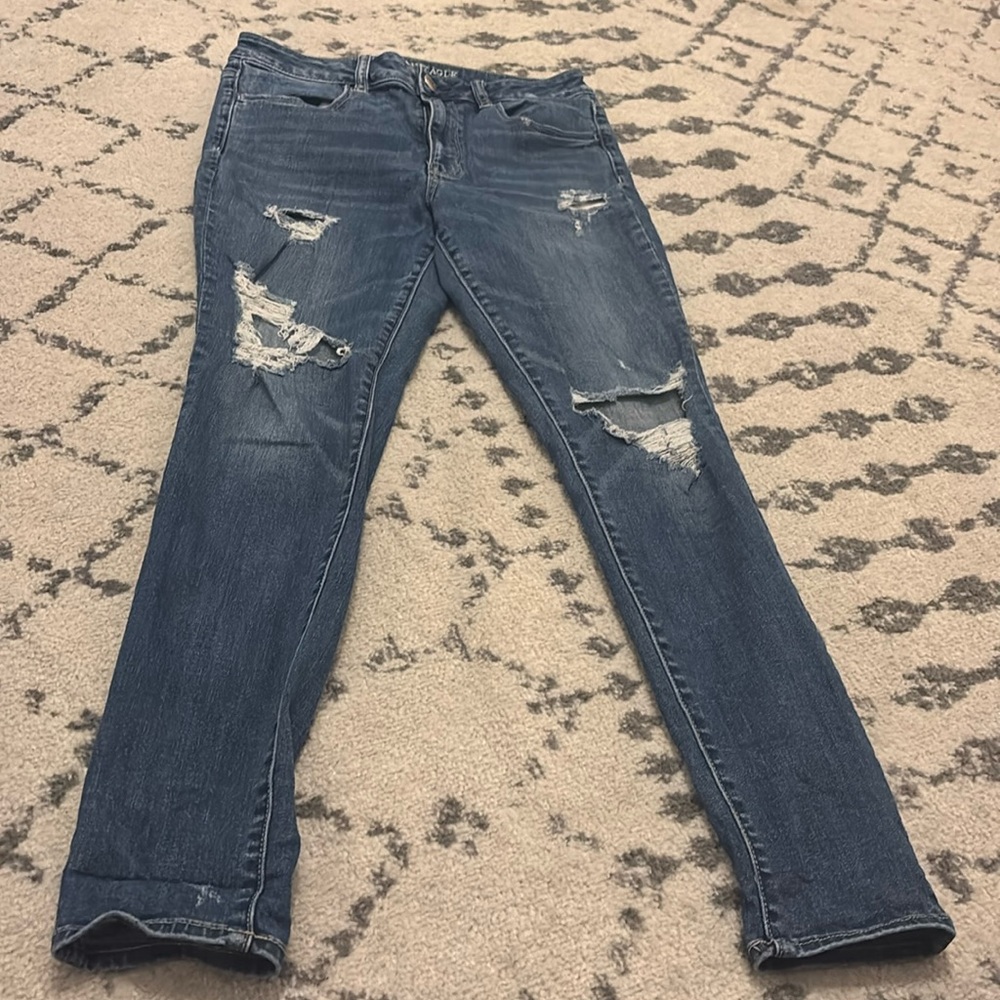 Hi rise American eagle jeans